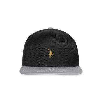 Résistez à la protestation Grunge des Pingouins - Casquette snapback - noir/gris - Devant