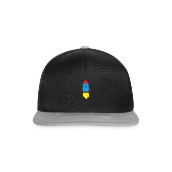 rocket - Snapback Cap - black/grey - Front