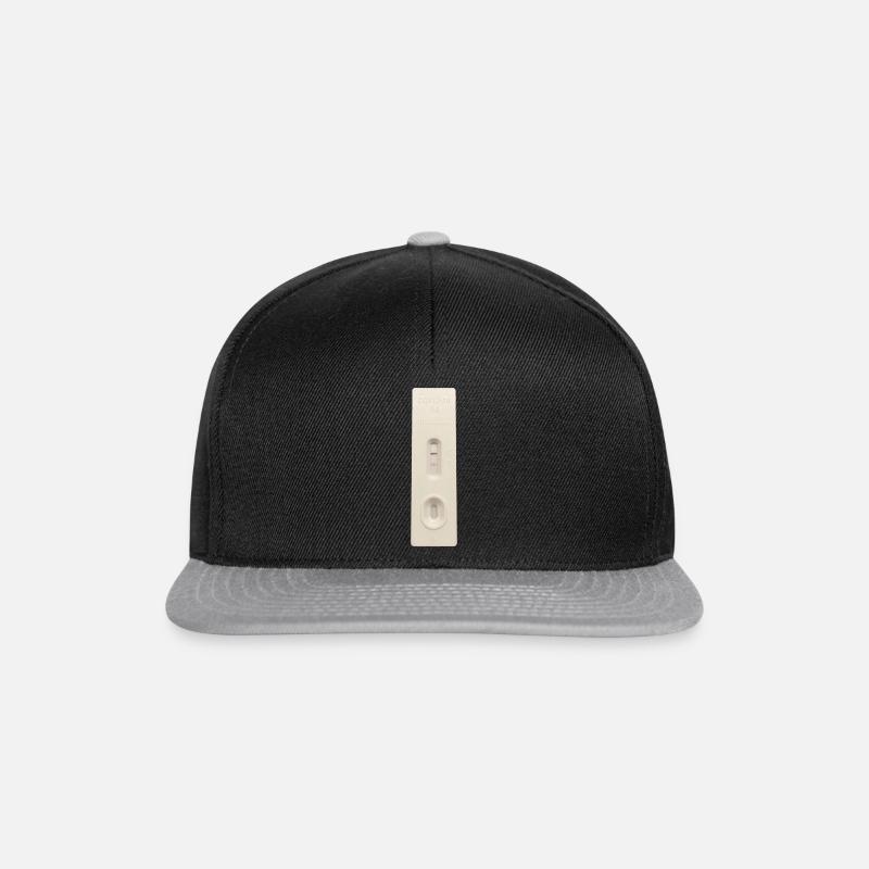 Covid Test - Snapback Cap - Schwarz/Grau