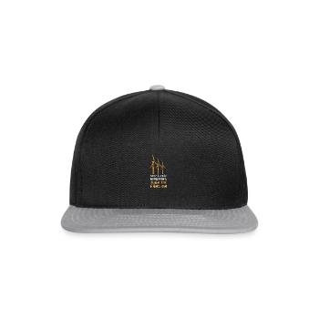 Éolienne Énergie Renouvelable Cadeau d’Énergie Éolienne - Casquette snapback - noir/gris - Devant