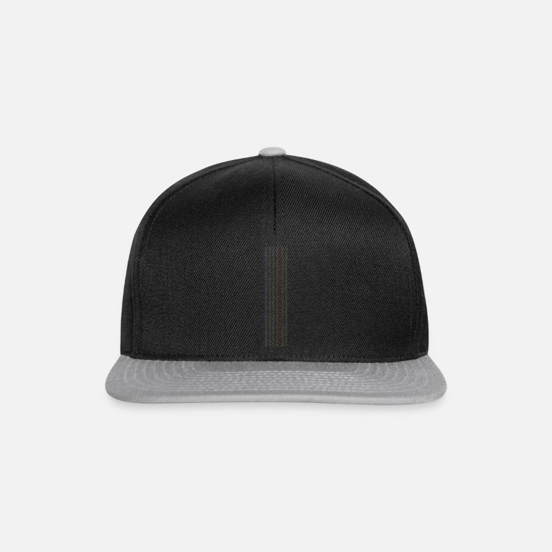 Vagues - Casquette snapback - noir/gris