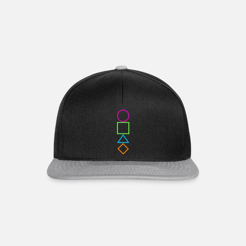 Neon Stack - Snapback Cap - Schwarz/Grau