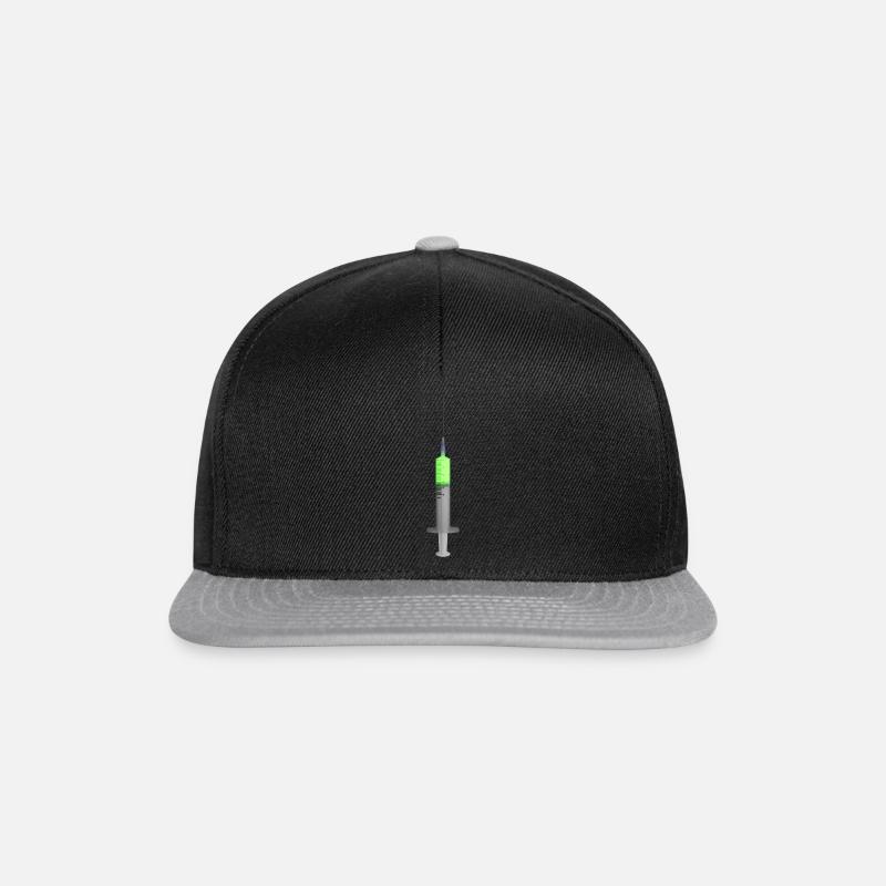 Spritze - Snapback Cap - Schwarz/Grau