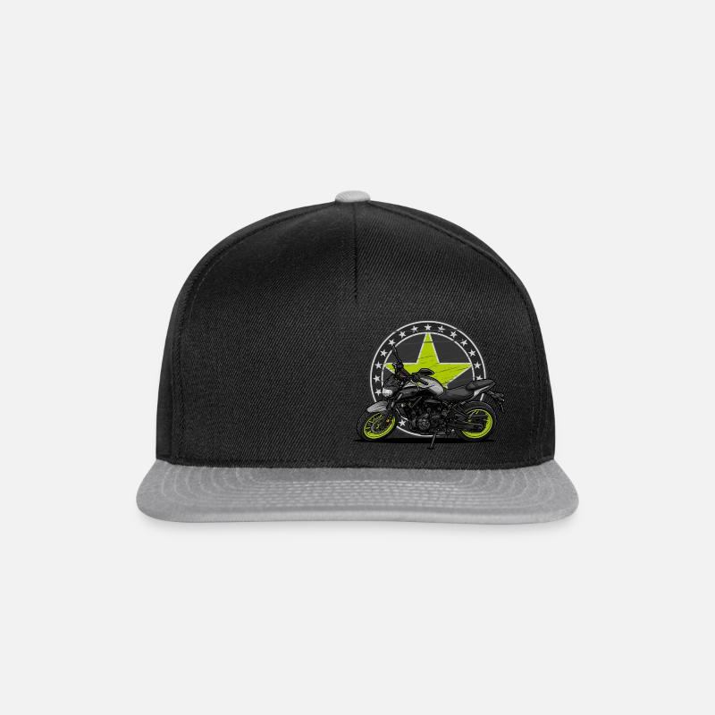 MT-07 MT07 Motorrad - Snapback Cap - Schwarz/Grau