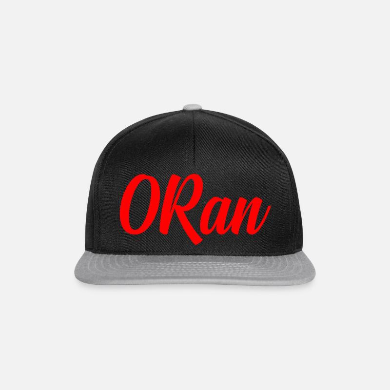 Oran - Snapback Cap - Schwarz/Grau