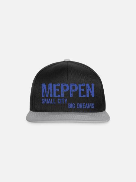 Meppen - Snapback Cap - Schwarz/Grau