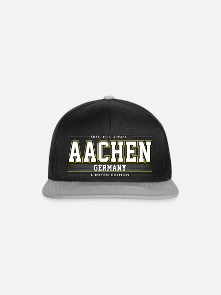 Aachen - Snapback Cap - Schwarz/Grau