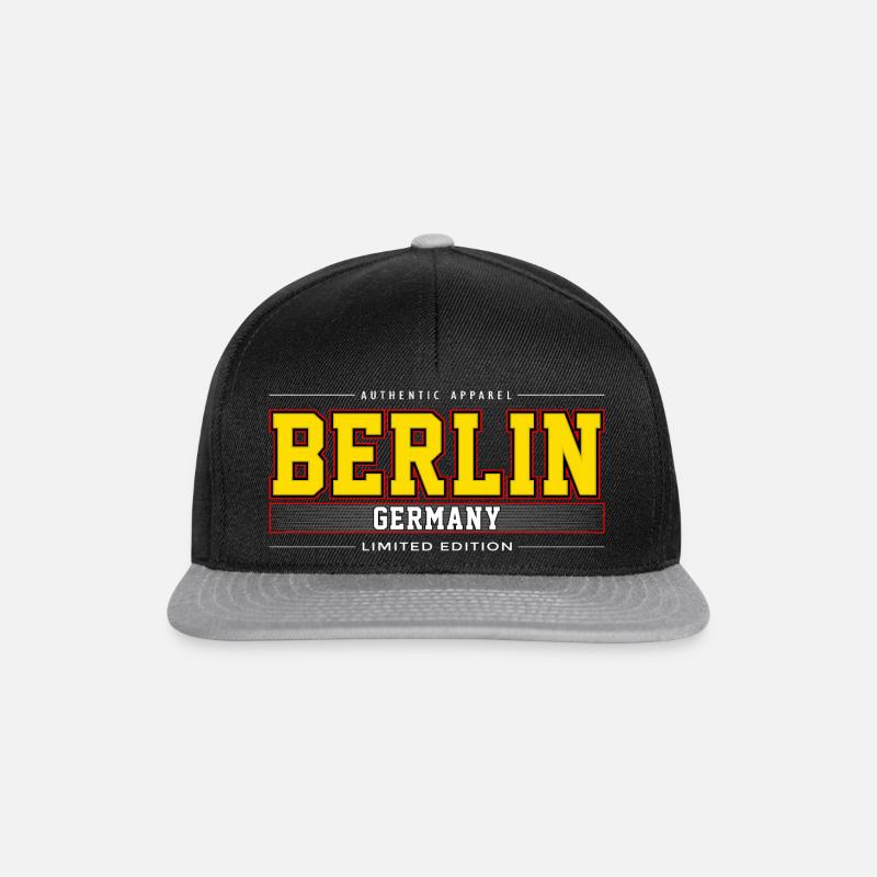 Berlin - Casquette snapback - noir/gris