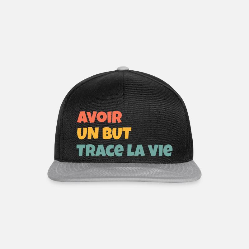 Have a Purpose - Snapback Cap - black/grey