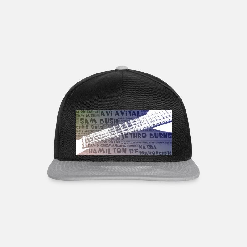 Mandolinenspieler - Snapback Cap - Schwarz/Grau