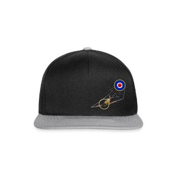 SPIT HEART / 1802 - Snapback Cap - black/grey - Front