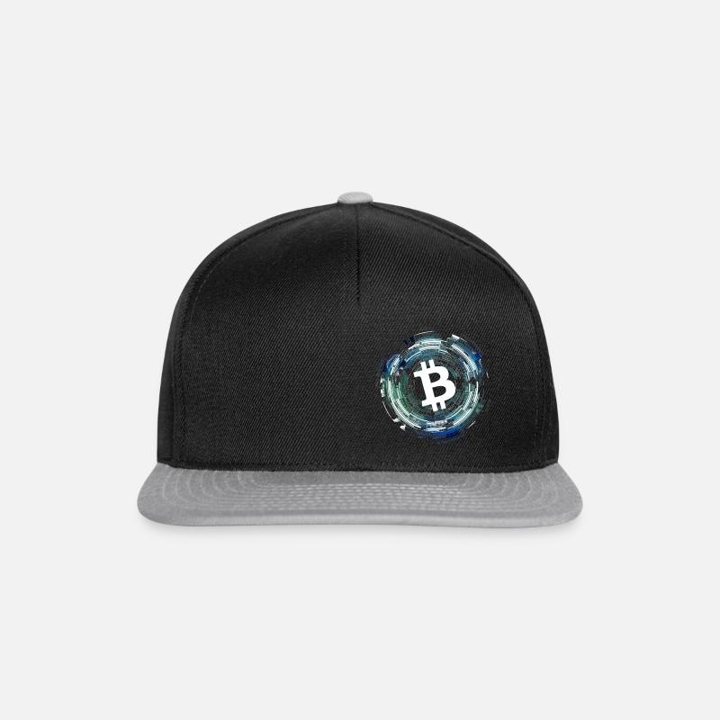 Bitcoin - Casquette snapback - noir/gris