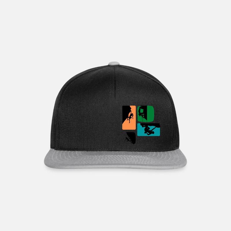 Climbing - Casquette snapback - noir/gris