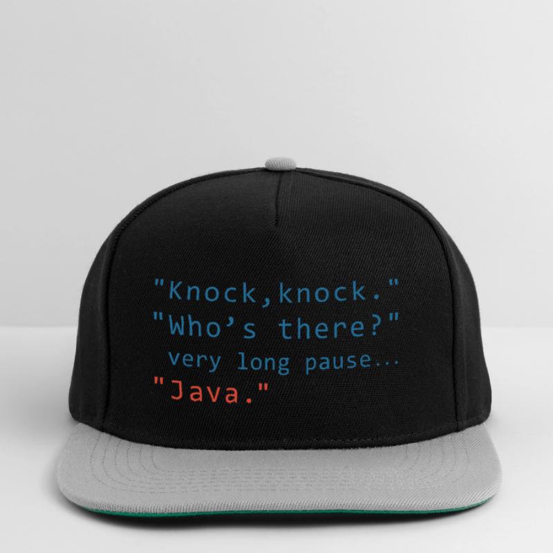 Java Programming Informatic Geschenk Spruch Snapback Cap