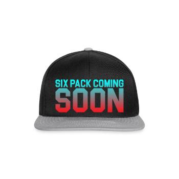 Six Pack Coming Soon 41 - Snapback Cap - Schwarz/Grau - Vorne