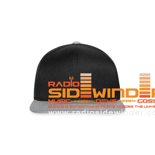 Radio Sidewinder logo and url - Snapback Cap