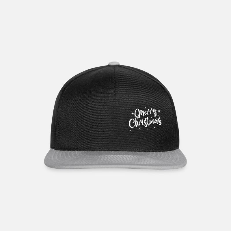 Frohe Weihnachten - Snapback Cap - Schwarz/Grau