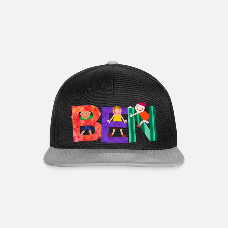 Ben - Snapback Cap - black/grey