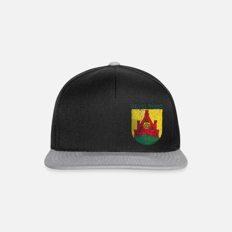 Gevelskind - Snapback Cap - Schwarz/Grau