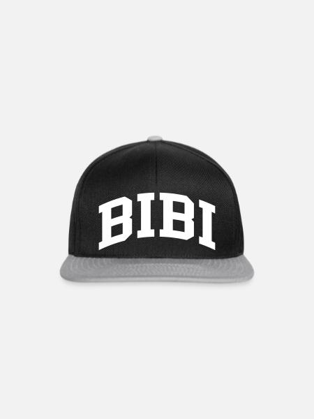 Bibi - Snapback Cap - Schwarz/Grau