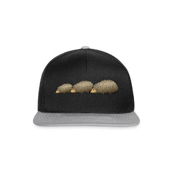 Hérissons - Casquette snapback - noir/gris - Devant