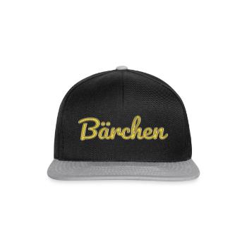 Ourson - Casquette snapback - noir/gris - Devant
