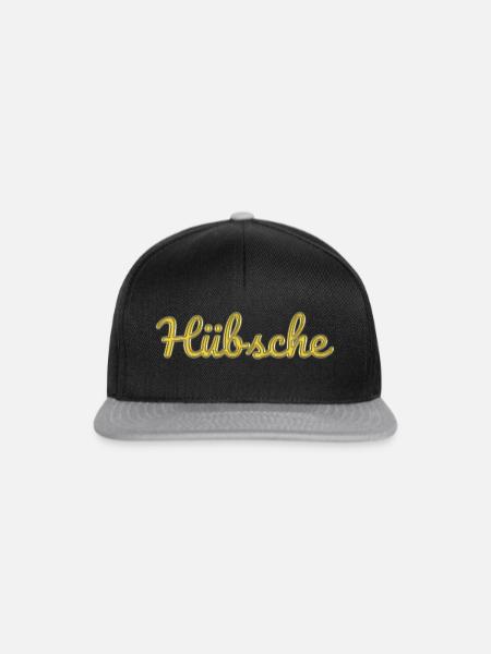 Hübsche - Snapback Cap - Schwarz/Grau