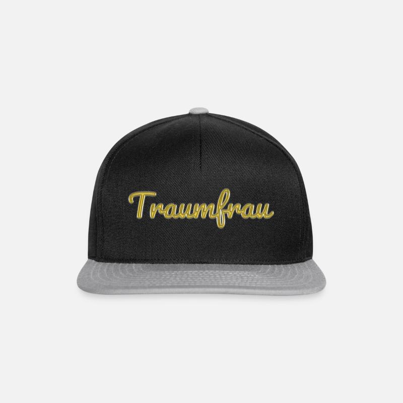 Traumfrau - Snapback Cap - Schwarz/Grau
