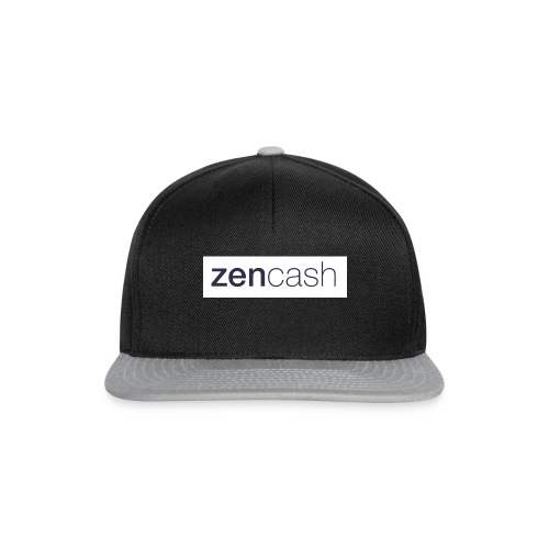 ZenCash CMYK_Horiz - Full - Snapback Cap