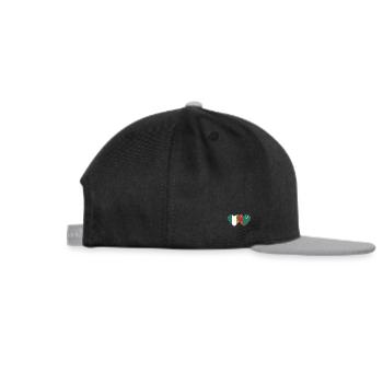 Irlande Turkménistan Flag Heart - Casquette snapback - noir/gris - Droite