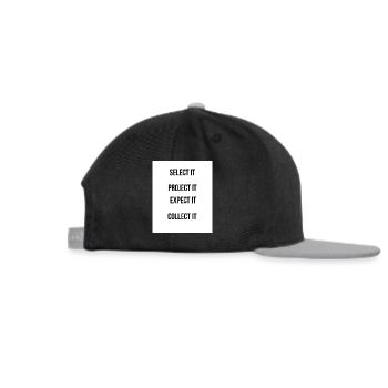 Think Bigger Daily - Snapback Cap - black/grey - Right