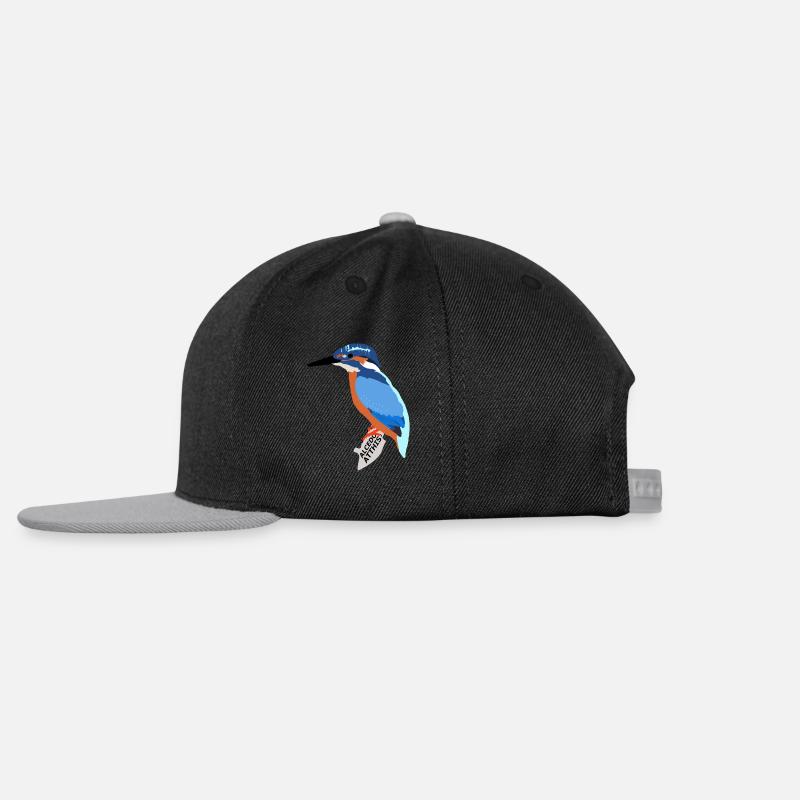 kingfisher - Snapback Cap - black/grey