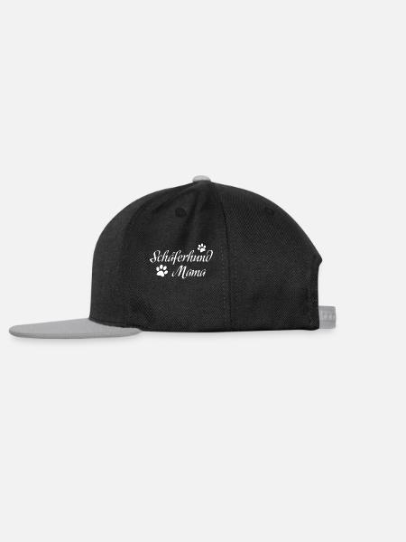 Schäferhund Mama - Snapback Cap - Schwarz/Grau
