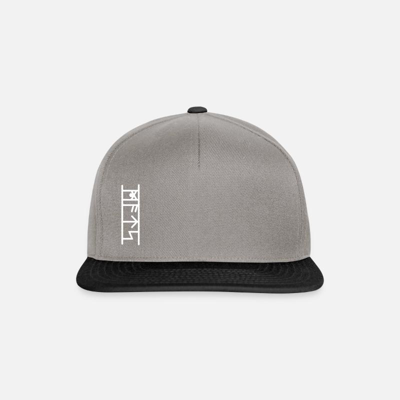 Mats - Snapback Cap - Graphit/Schwarz