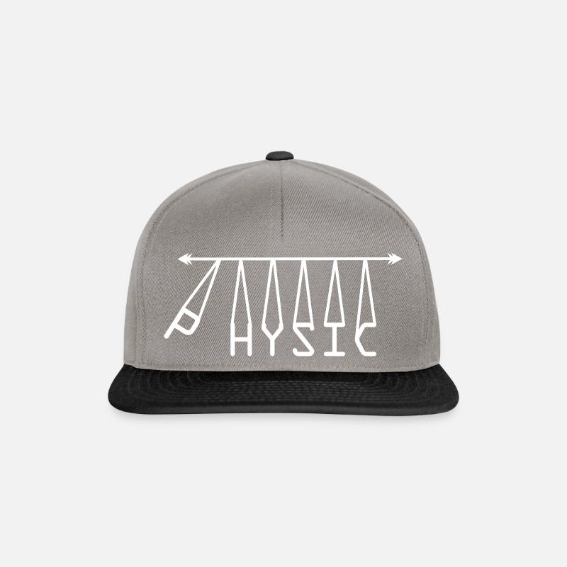 Physik - Snapback Cap - Graphit/Schwarz