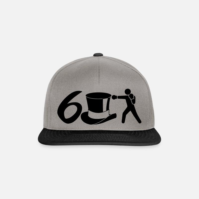 6 Zylinder Boxer - Snapback Cap - Graphit/Schwarz