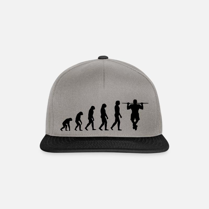 Evolution Calisthenics - Casquette snapback - gris graphite/noir