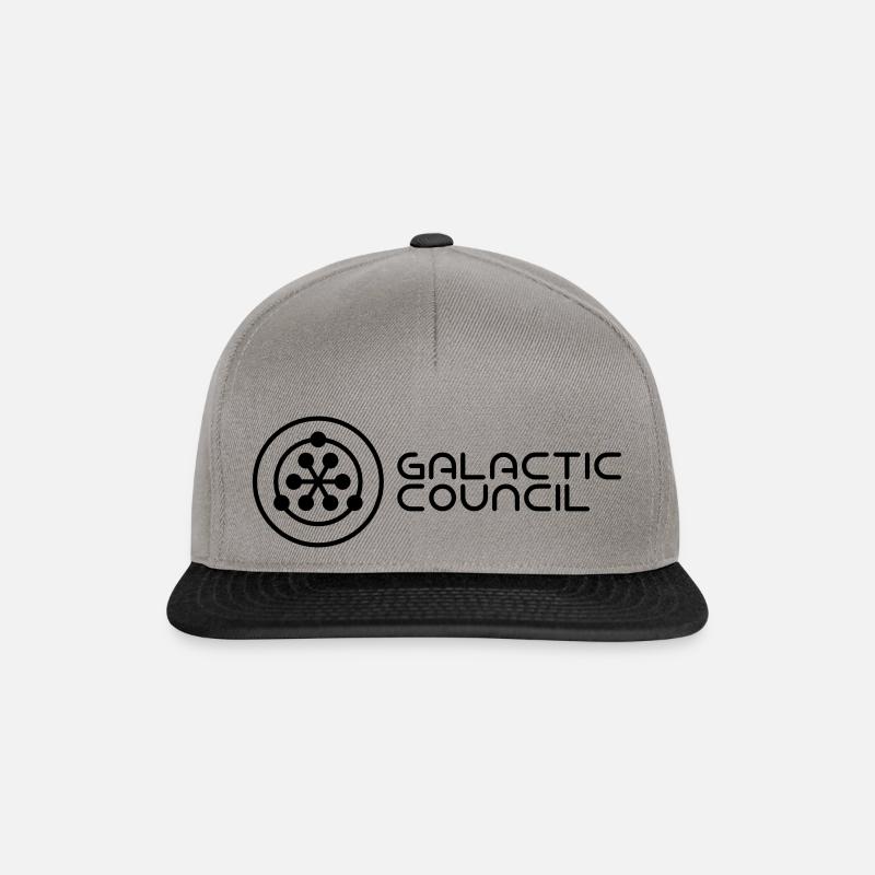Offizielle Markenartikel des Galactic Council - Snapback Cap - Graphit/Schwarz