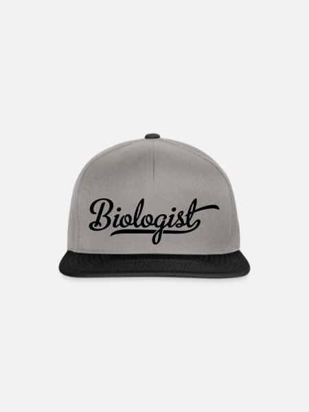 Biologe - Snapback Cap - Graphit/Schwarz