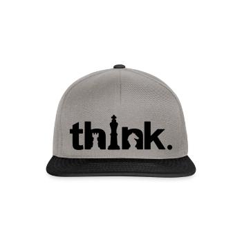 DENKEN - Snapback Cap - Graphit/Schwarz - Vorne