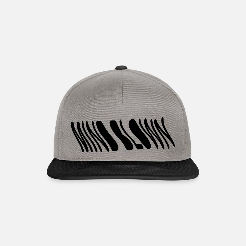 Mindblown Crazy Mind Funny - Snapback Cap - Graphit/Schwarz