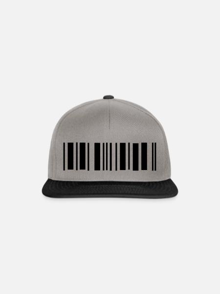 barcode - Snapback Cap - Graphit/Schwarz