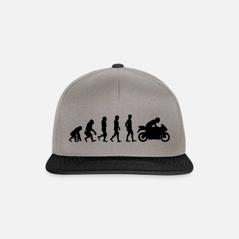 Motorrad 1 - Evolution - Snapback Cap - Graphit/Schwarz