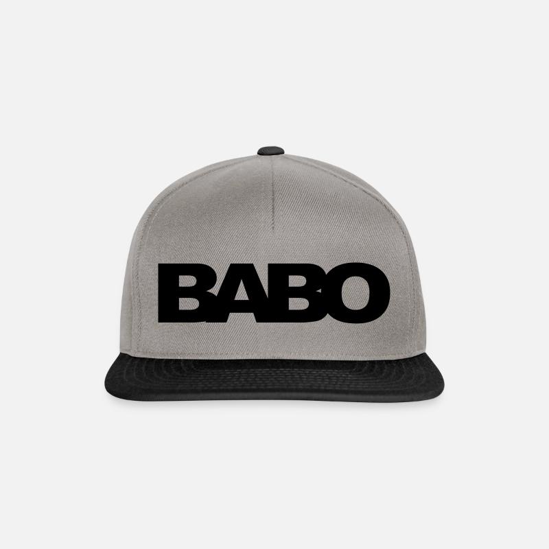 BABO ich bin der Boss - Snapback Cap - graphite/black
