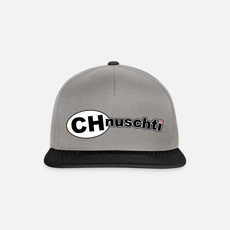 CHnuschti - Casquette snapback - gris graphite/noir