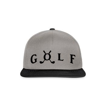 golfe - Casquette snapback - gris graphite/noir - Devant