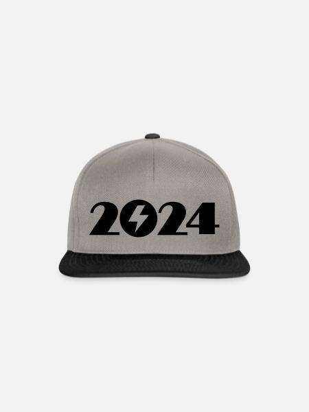 Elektriker 2024, Hochspannung 2024 - Snapback Cap - Graphit/Schwarz