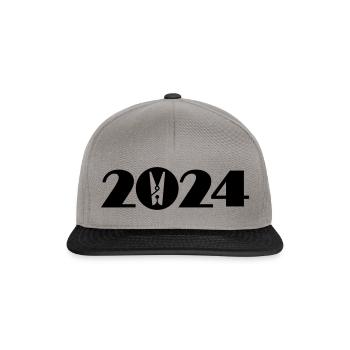 Clothespin, laundry 2024 - Snapback Cap - graphite/black - Front