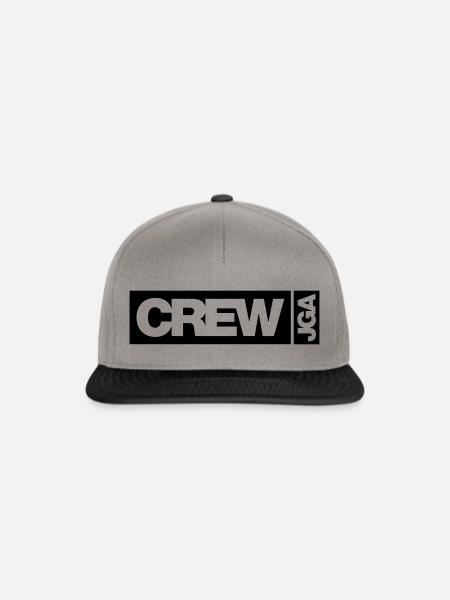 JGA Crew - Emblem - Snapback Cap - Graphit/Schwarz