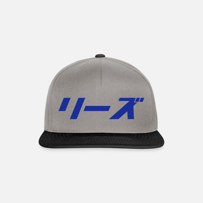 Leeds - Casquette snapback - gris graphite/noir